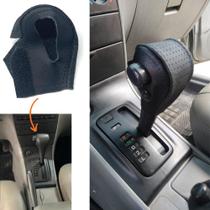 Capa Couro Manopla Alavanca Câmbio Automático Toyota Corolla 2003 2004 2005 2006 2007 2008