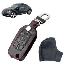 Capa Couro Manopla Câmbio Automático E Capa Chave Canivete 3 Botões Novo Fusca 2013 Á 2016 Capa Couro Manopla Câmbio Automático E Capa Chave Canivete 3 Botões Novo Fusca 2013 Á 2016
