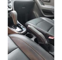 Capa couro Manopla câmbio Automático e freio de mão Chevrolet Onix Joy Prisma Cobalt