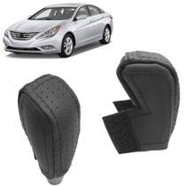 Capa Couro Manopla Câmbio Automático Hyundai Sonata 2011 2012 2013
