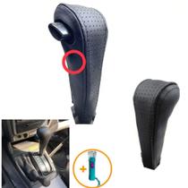 Capa Couro Manopla Câmbio Automático Mitsubishi L200 Triton Hpe 2000 À 2013