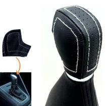 Capa Couro Manopla Câmbio Automático Nivus 2021 2022 2023