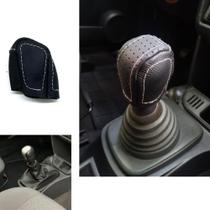 Capa couro manopla câmbio manual GM Celta power 2011 2012 2013 2014 2015 2016