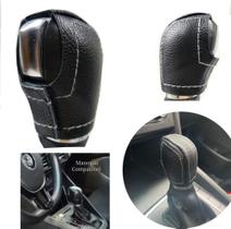 Capa Couro Manopla de Câmbio Automático Volkswagen Jetta Virtus Golf Amarok Polo Tsi Tiguan T-Cross Capa Couro Manopla de Câmbio Automático Volkswagen Jetta Virtus Golf Amarok Polo Tsi Tiguan T-Cross