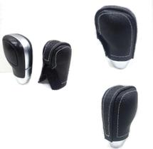 Capa Couro Manopla de Câmbio imotion automatizado Volkswagen Up Gol Voyage Polo Fox Capa Couro Manopla de Câmbio imotion automatizado Volkswagen Up Gol Voyage Polo Fox