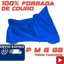 Capa Couro Moto Forrada Impermeável ul Pop Biz Cg Pcx