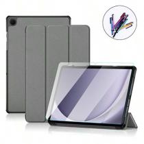 Capa Couro + Película + Caneta Para Tablet Samsung A9+ X210