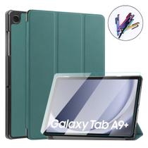 Capa Couro + Película + Caneta Para Tablet Samsung A9+ X210