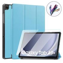 Capa Couro + Película + Caneta Para Tablet Samsung A9+ X210