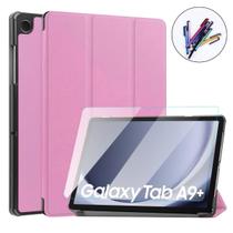 Capa Couro + Película + Caneta Para Tablet Samsung A9+ X210