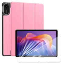 Capa couro + película vidro para Redmi Pad 2 2025 11”