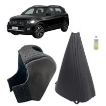 Capa Couro Protege Manopla Câmbio Automático E Coifa T-Cross Comfortline Até 2026 Capa Couro Protege Manopla Câmbio Automático E Coifa T-Cross Comfortline Até 2026