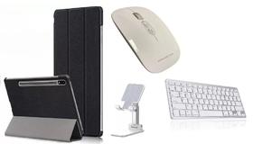 Capa Couver Tablet S7 Fe 12.4 Kit Mouse/suporte/teclado/plc Capa Couver Tablet S7 Fe 12.4 Kit Mouse/suporte/teclado/plc