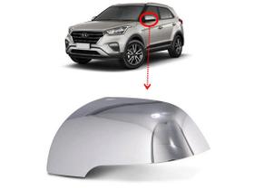 Capa Cromada Retrovisor para Creta 17 18 19 20 Motorista