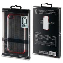 Capa Crystal case Transp. c/ lateral Vermelha Iphone 8/7 - Muvit