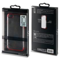 Capa Crystal case Transp. c/ lateral Vermelha Iphone 8/7 - Muvit