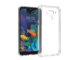 Capa Crystal Shell Antishock Novo Lg K12 Max K50 + Pel Vidro