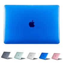 Capa Crystal Transparente Séries Compatível Com Macbook Air 13.6 pol A3113 CorAzul Escuro