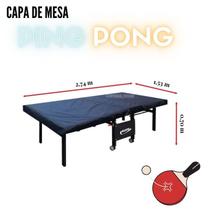 Capa curta 2.74x1.53 para mesa de ping pong tênis de mesa