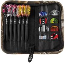Capa Dart Case Casemaster Deluxe de nylon para dardos de aço e pontas macias