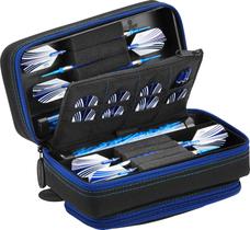 Capa Dart Casemaster Plazma Pro preta com zíper de safira