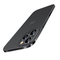 Capa Dataroad para iPhone 16 Pro Max Slim 0,2 mm translúcida preta