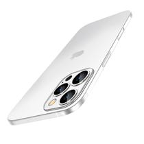 Capa Dataroad para iPhone 16 Pro Slim 0,2 mm transparente branca