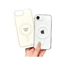 Capa De Acrílico Transparente Magsafe Para iPhone 16E 16 15 13 12 Mini 11 pro XS Max XR 7 8 plus