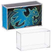 Capa de Acrílico VINJKZQ para Exposição Mega Charizard X 37x9x22 cm
