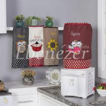 Capa de agua 20 litros Bordada patchwork rustica