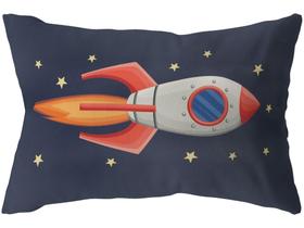 Capa de Almofada 42x30cm Design Up Living - Astronauta Foguete
