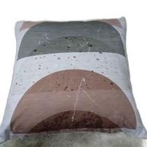 Capa de almofada 43 x 43 veludo digital meia lua g