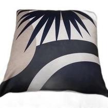 Capa de almofada 43 x 43 veludo digital - palmeira azul Capa de almofada 43 x 43 veludo digital - palmeira azul