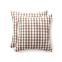 Capa de almofada 45x45cm xadrez em viscose - com 3 opções de cores a sua escolha Capa de almofada 45x45cm xadrez em viscose - com 3 opções de cores a sua escolha