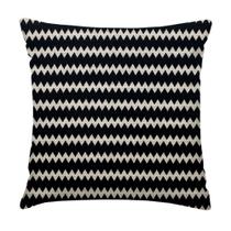Capa de Almofada 50 cm x 50 cm em Jacquard ZigZag