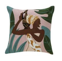 Capa De Almofada Africanas 45X45 - Jolitex