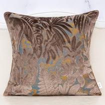 Capa de almofada Alerfa Brown Velvet Maple Leaf 45x45cm Capa de almofada Alerfa Brown Velvet Maple Leaf 45x45cm