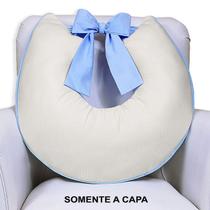 Capa de Almofada Amamentação Piquet Com Laço - Laura Baby