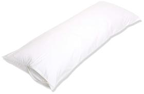 Capa de almofada Amazon Basics 100% algodão, corpo padrão, branca