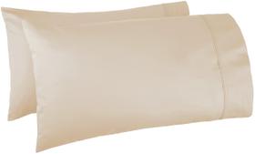 Capa de almofada Amazon Basics 400 fios de algodão king bege
