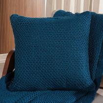 CAPA DE ALMOFADA ATACAMA 45cm x 45cm AZUL COBALT CAPA DE ALMOFADA ATACAMA 45cm x 45cm AZUL COBALT