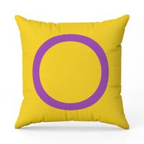 Capa de Almofada Avulsa Estampada Bandeiras LGBT Cores 45cm x 45cm