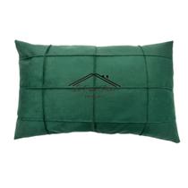 Capa De Almofada Baguete Suede Drapeada 50x30cm Decorativa Capa De Almofada Baguete Suede Drapeada 50x30cm Decorativa