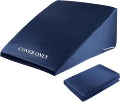 Capa de almofada Bed Wedge HOMBYS Satin Silky & Smooth azul marinho