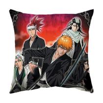 Capa de almofada Bleachs Anime Decorative 45x45cm em veludo pêssego Capa de almofada Bleachs Anime Decorative 45x45cm em veludo pêssego