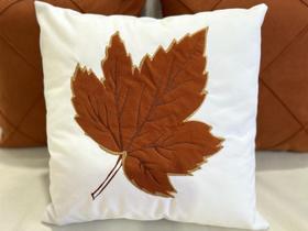 Capa De Almofada Bordada Suede 45x45 Decorativa Macia