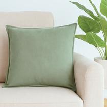 Capa de almofada boucle verde 45x45