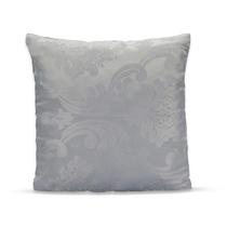 Capa de Almofada c/ Zíper 40cmx40cm Jacquard Adamascado Luxo