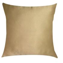 Capa de Almofada Cetim Dourado 45x45cm Capa de Almofada Cetim Dourado 45x45cm