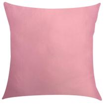 Capa de Almofada Cetim Rosa Bebê 45cm x 45cm